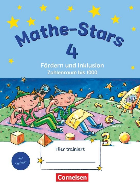 Produktbild: Mathe-Stars - Fördern und Inklusion 4. Schuljahr - Übungsheft