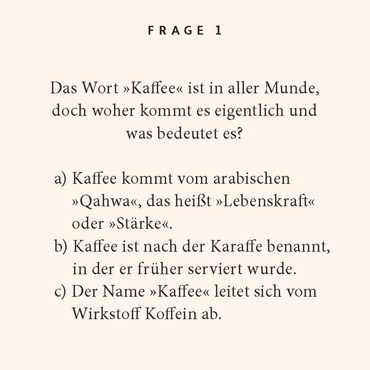 Produktbild: Kaffee-Quiz
