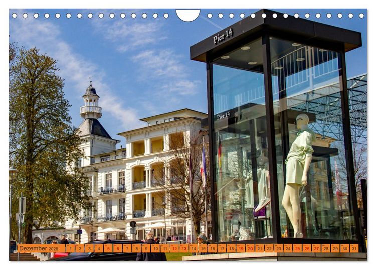 Produktbild: Mein Kaiserbad Heringsdorf (Wandkalender 2026 DIN A4 quer), CALVENDO Monatskalender