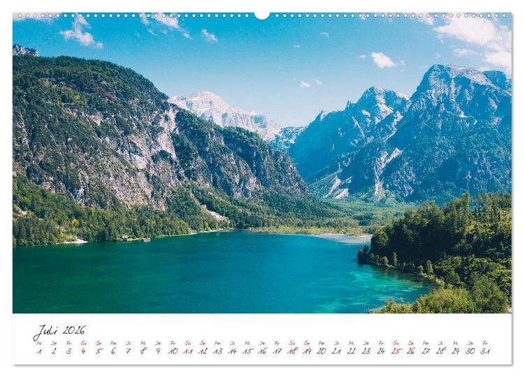 Produktbild: &Ouml;sterreich in atemberaubenden Bildern (hochwertiger Premium Wandkalender 2026 DIN A2 quer), Kunstdruck in Hochglanz