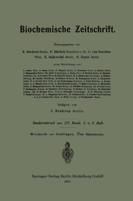 Produktbild: &Uuml;ber Opiumtoxine