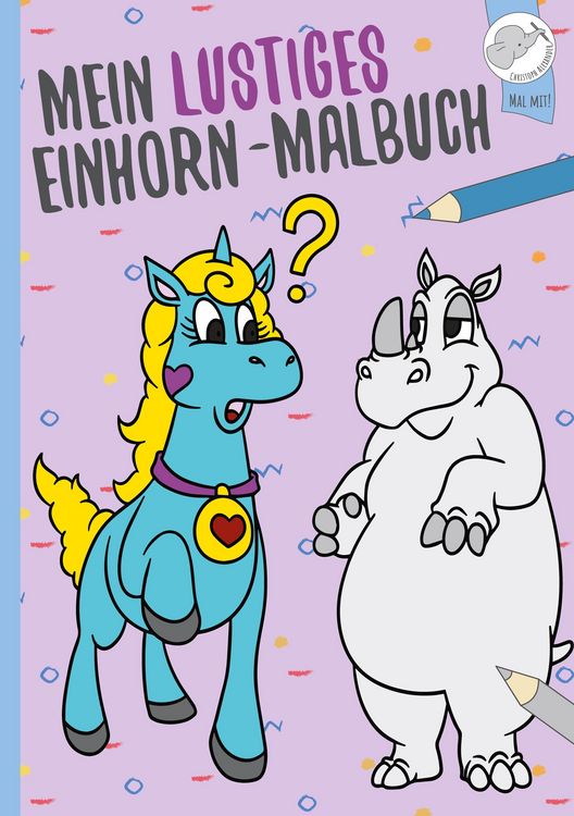 Produktbild: Mein lustiges Einhorn - Malbuch
