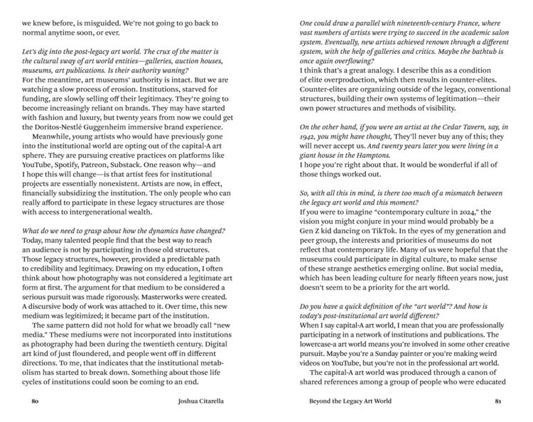 Produktbild: Andr&aacute;s Sz&aacute;nt&oacute;. The Future of the Art World. 38 Dialogues
