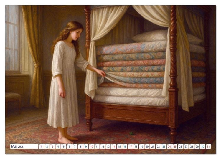 Produktbild: Hans Christian Andersen. Sein Leben, seine Werke (Wandkalender 2026 DIN A4 quer), CALVENDO Monatskalender