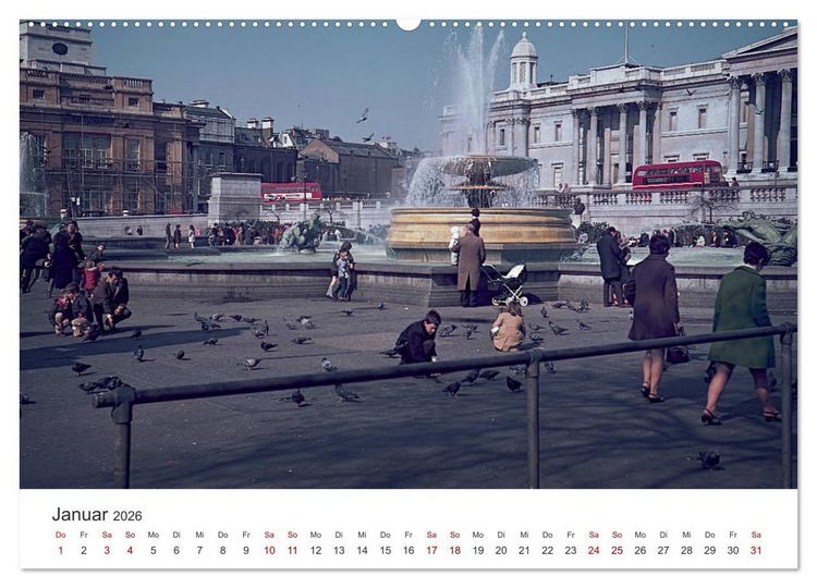 Produktbild: London - Vintage Views (Wandkalender 2026 DIN A2 quer), CALVENDO Monatskalender