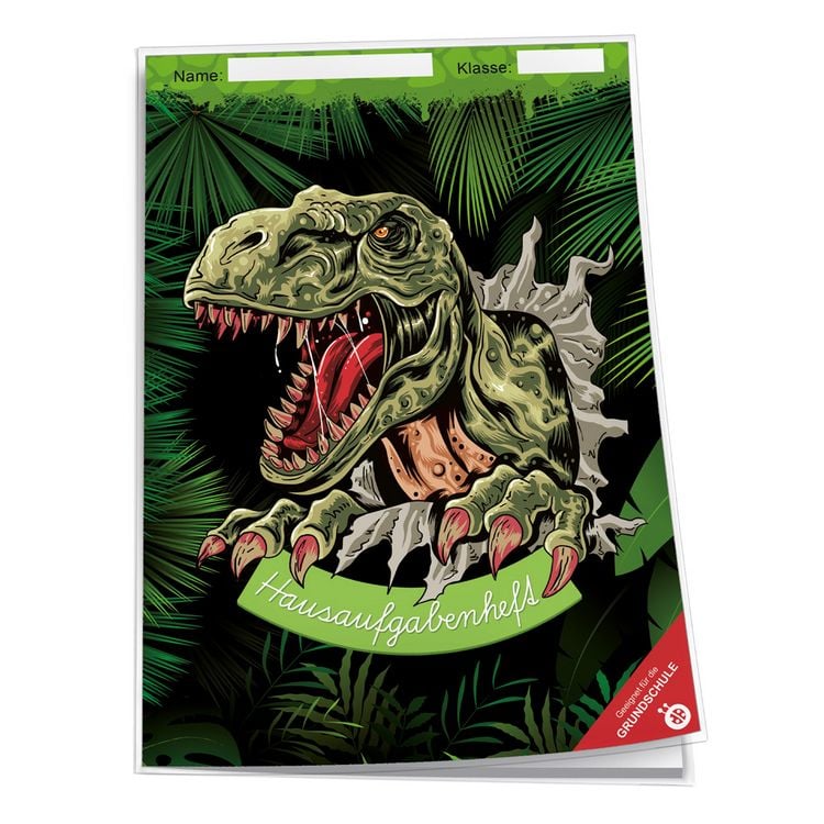Produktbild: Tr&ouml;tsch Hausaufgabenheft Grundschule Dino