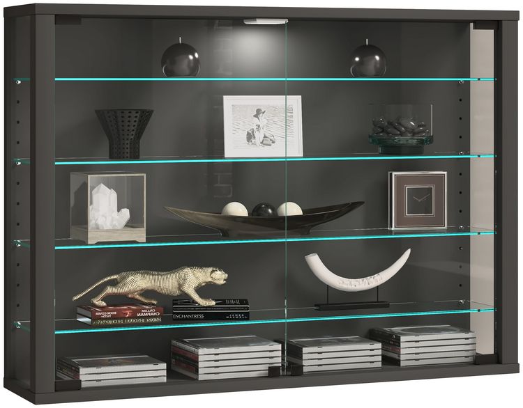 Produktbild: Wandvitrine H&auml;ngevitrine Glasvitrine Vitrosa L