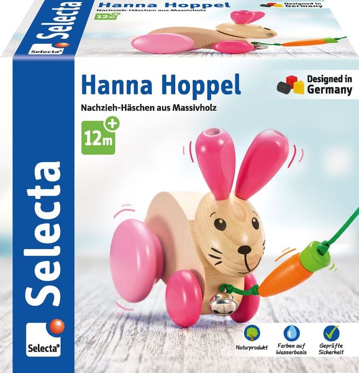 Produktbild: Nachziehhase Hanna Hoppel