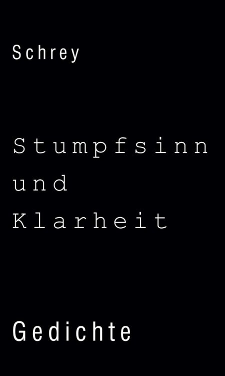 Produktbild: Stumpfsinn und Klarheit
