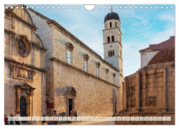 Produktbild: Dubrovnik historische Altstadt - UNESCO‑Welterbe im sonnigen Kroatien (Wandkalender 2027 DIN A4 quer), CALVENDO Monatskalender