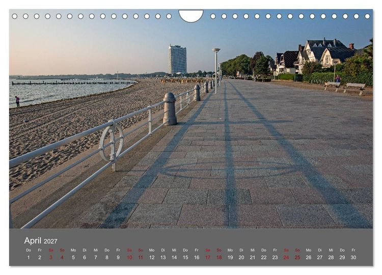 Produktbild: L&uuml;becker Bucht - Travem&uuml;nde - Niendorf - Timmendorf (Wandkalender 2027 DIN A4 quer), CALVENDO Monatskalender