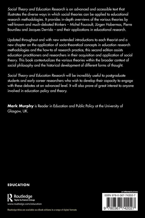 Produktbild: Social Theory and Education Research