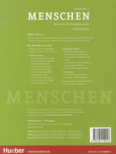 Produktbild: Menschen A1/2. Arbeitsbuch mit Audio-CD