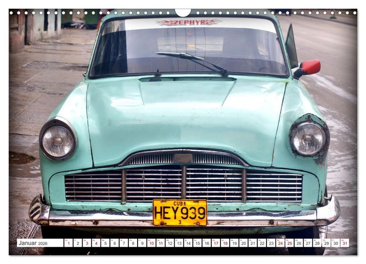 Produktbild: ZEPHYR - Ein britischer Ford in Kuba (Wandkalender 2026 DIN A3 quer), CALVENDO Monatskalender