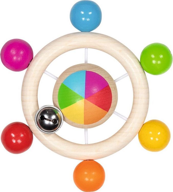 Produktbild: Greifling Perlenkreisel Regenbogen