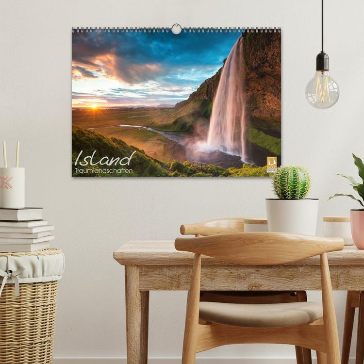 Produktbild: ISLAND - Traumlandschaften (Wandkalender 2026 DIN A3 quer), CALVENDO Monatskalender