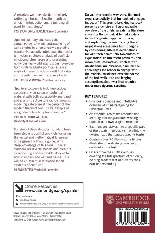 Produktbild: Formal Models of Crisis Bargaining