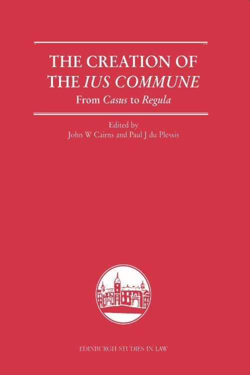Produktbild: The Creation of the Ius Commune