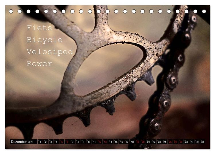 Produktbild: Weltfahrrad (Tischkalender 2026 DIN A5 quer), CALVENDO Monatskalender