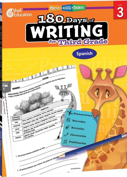 Produktbild: 180 Days of Writing for Third Grade