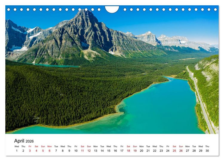 Produktbild: Canada&rsquo;s awe-inspiring sights (Wall Calendar 2026 DIN A4 landscape), CALVENDO 12 Month Wall Calendar