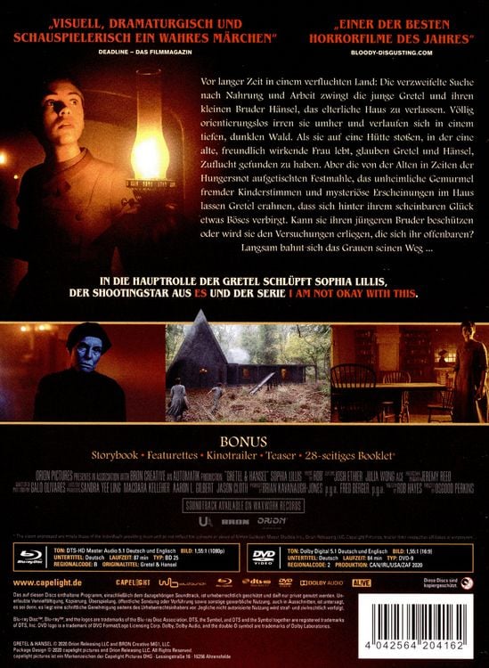 Produktbild: Gretel & H&auml;nsel - 2-Disc Limited Collector's Mediabook (+ DVD)