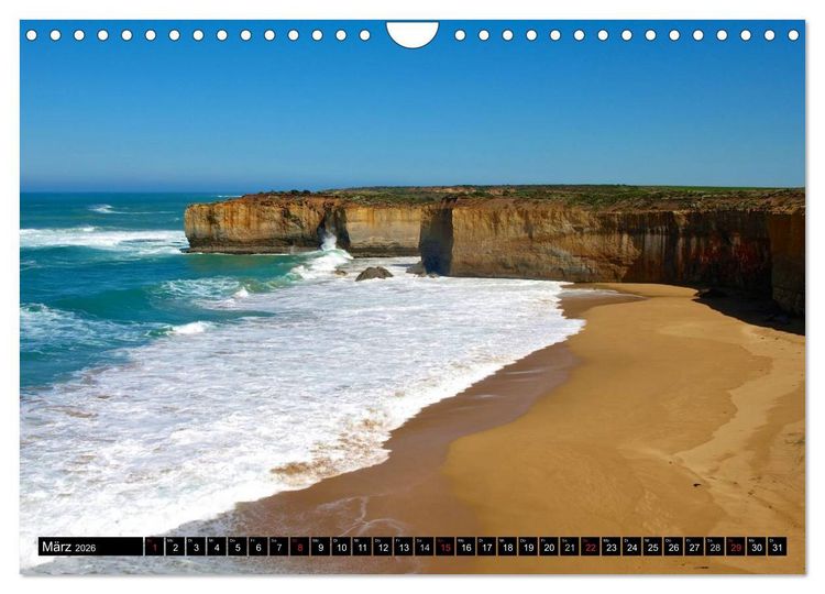 Produktbild: Australien - Die Great Ocean Road (Wandkalender 2026 DIN A4 quer), CALVENDO Monatskalender