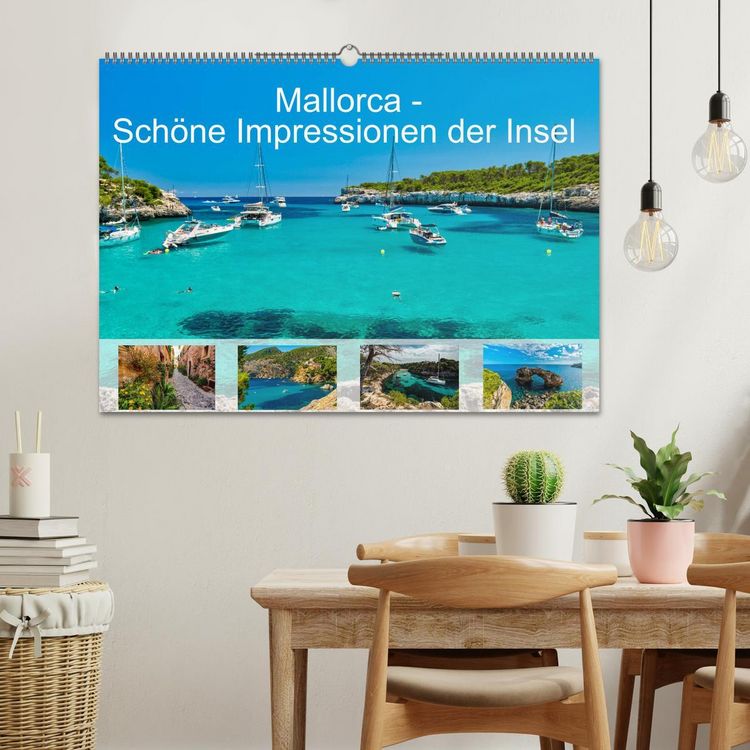 Produktbild: Mallorca - Sch&ouml;ne Impressionen der Insel (Wandkalender 2026 DIN A2 quer), CALVENDO Monatskalender