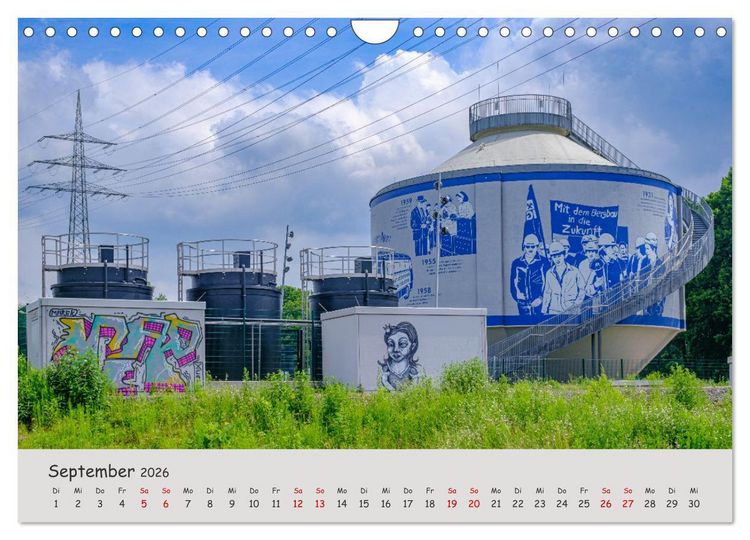 Produktbild: Herne: Stadt an Emscher und Kanal (Wandkalender 2026 DIN A4 quer), CALVENDO Monatskalender
