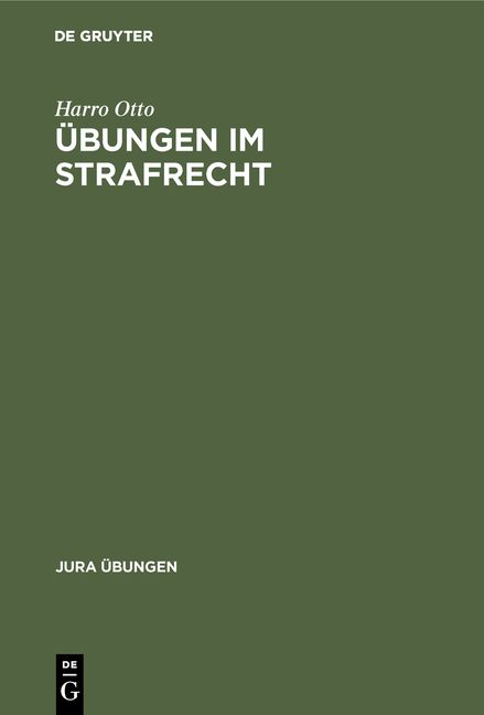Produktbild: &Uuml;bungen im Strafrecht
