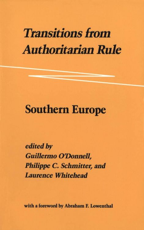 Produktbild: Transitions from Authoritarian Rule
