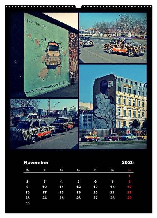Produktbild: BERLIN / vertikal (Wandkalender 2026 DIN A2 hoch), CALVENDO Monatskalender