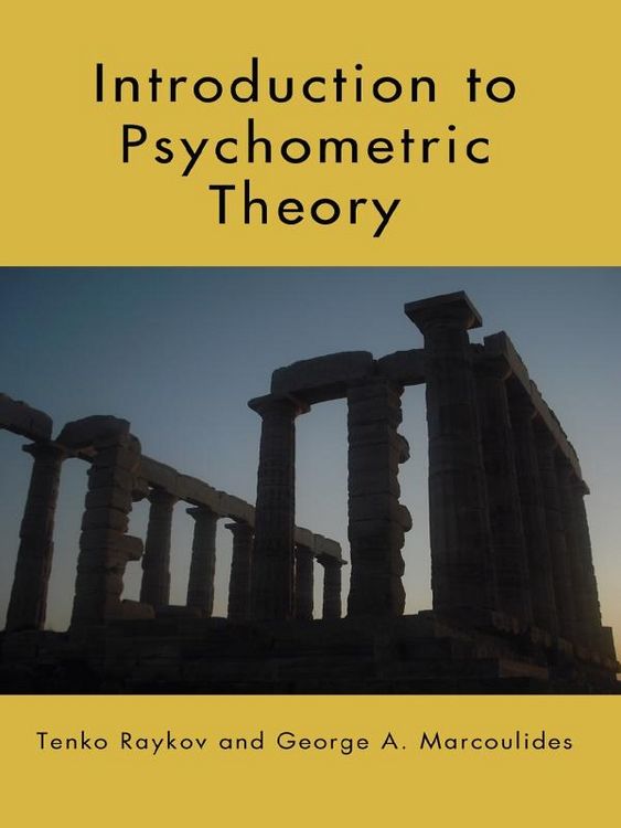 Produktbild: Introduction to Psychometric Theory