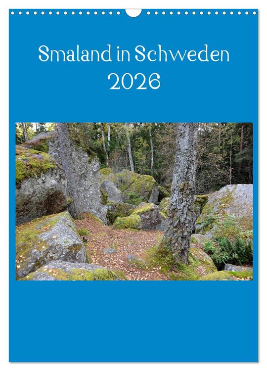 Produktbild: Smaland in Schweden 2026 (Wandkalender 2026 DIN A3 hoch), CALVENDO Monatskalender