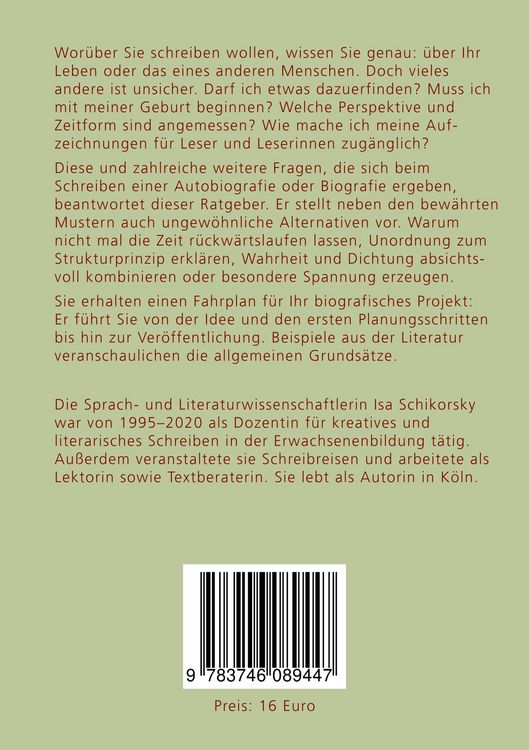 Produktbild: Erinnern, Strukturieren, Schreiben