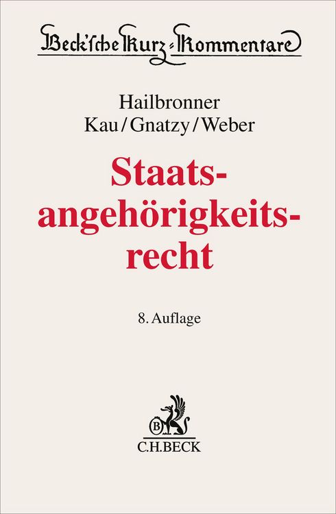 Produktbild: Staatsangeh&ouml;rigkeitsrecht
