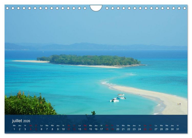 Produktbild: Autour de Nosy Be (Calendrier mural 2026 DIN A4 vertical), CALVENDO calendrier mensuel