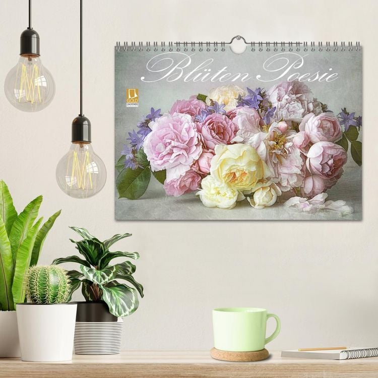 Produktbild: Bl&uuml;ten Poesie (Wandkalender 2026 DIN A4 quer), CALVENDO Monatskalender