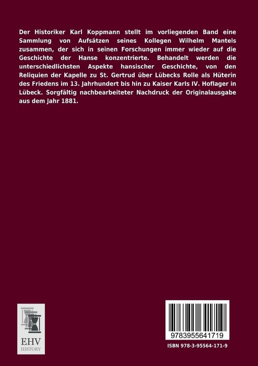 Produktbild: Beitr&auml;ge zur l&uuml;bisch-hansischen Geschichte
