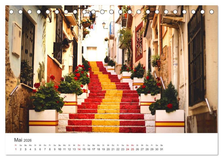 Produktbild: Spanien - ein Land zum Verlieben. (Tischkalender 2026 DIN A5 quer), CALVENDO Monatskalender
