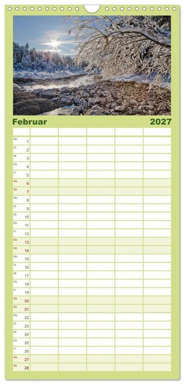 Produktbild: Familienplaner 2027 - Im S&uuml;den von &Ouml;sterreich mit 5 Spalten (Wandkalender, 21 x 45 cm) CALVENDO
