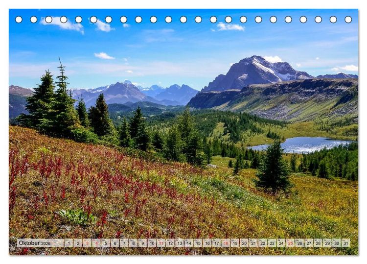 Produktbild: Alaska und Kanada (Tischkalender 2026 DIN A5 quer), CALVENDO Monatskalender
