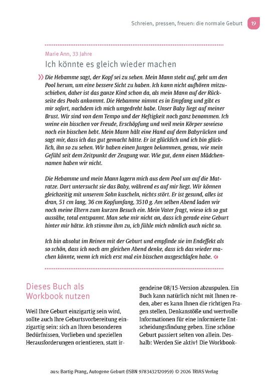 Produktbild: Autogene Geburt