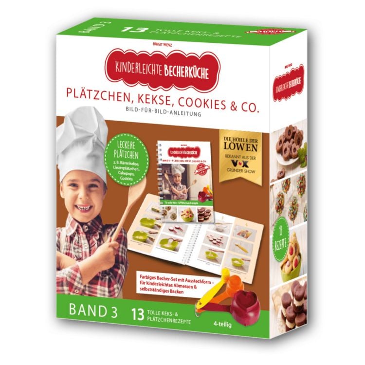 Produktbild: Kinderleichte Becherk&uuml;che - Pl&auml;tzchen, Kekse, Cookies & Co. (Band 3)