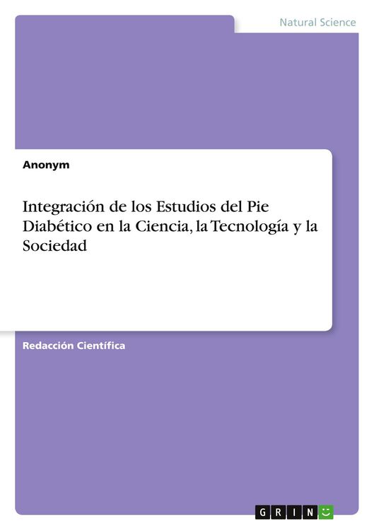 Produktbild: Integraci&oacute;n de los Estudios del Pie Diab&eacute;tico en la Ciencia, la Tecnolog&iacute;a y la Sociedad