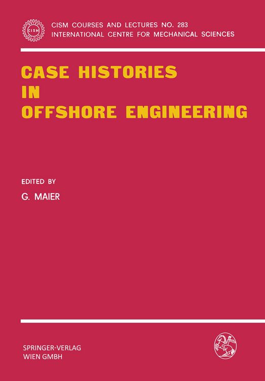 Produktbild: Case Histories in Offshore Engineering