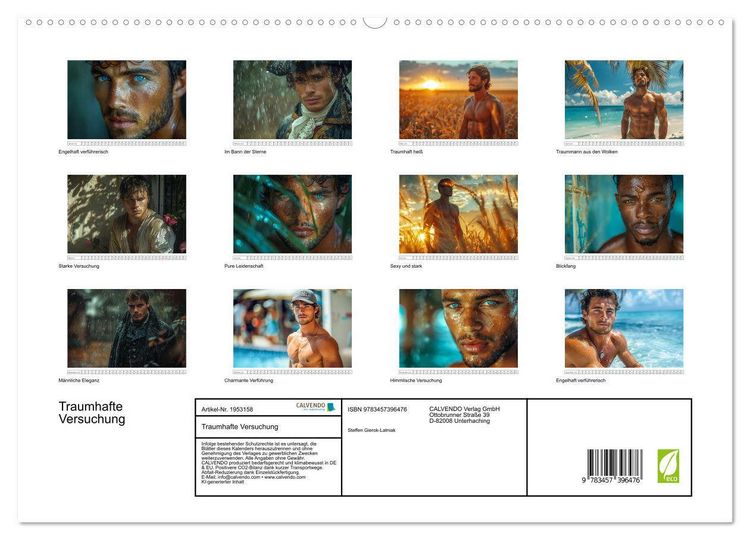 Produktbild: Traumhafte Versuchung (hochwertiger Premium Wandkalender 2026 DIN A2 quer), Kunstdruck in Hochglanz