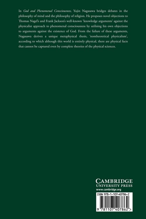 Produktbild: God and Phenomenal Consciousness