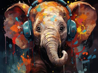 Produktbild: CALVENDO Puzzle ElefantenTrompete | 2000 Teile Lege-Gr&ouml;&szlig;e 90x67cm Foto-Puzzle f&uuml;r gl&uuml;ckliche Stunden