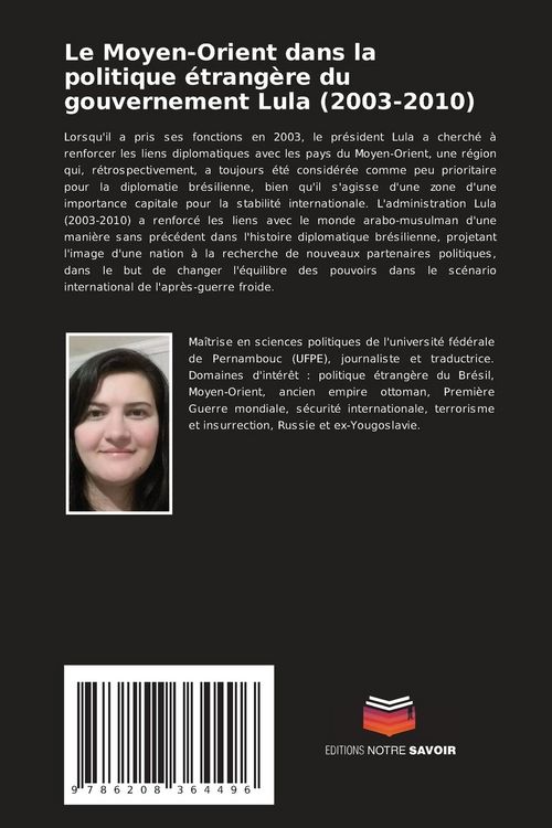 Produktbild: Le Moyen-Orient dans la politique &eacute;trang&egrave;re du gouvernement Lula (2003-2010)